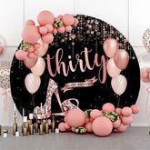 Rose Gold Diamant Funkeln Bokeh 30 Geburtstag Hintergrund